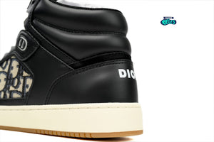 Dior B27 High-Top Black Beige Black Dior Oblique Jacquard