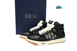 Dior B27 High-Top Black Beige Black Dior Oblique Jacquard