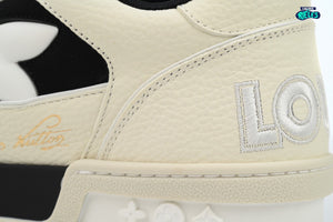 Louis Vuitton LV Trainer Monogram Flower Black Beige