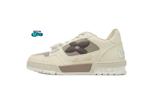 Louis Vuitton LV Trainer Monogram Flower Beige