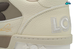 Louis Vuitton LV Trainer Monogram Flower Beige