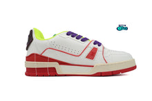 Cargar imagen en el visor de la galería, Louis Vuitton LV Trainer Neon Red purple
