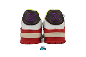 Louis Vuitton LV Trainer Neon Red purple