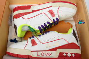 Louis Vuitton LV Trainer Neon Red purple