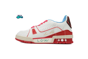 Louis Vuitton LV Trainer Neon Red