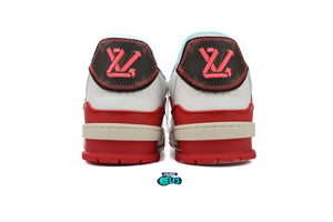 Louis Vuitton LV Trainer Neon Red