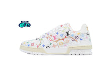 Cargar imagen en el visor de la galería, Louis Vuitton LV Trainer Takashi Murakami White

