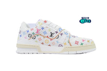 Cargar imagen en el visor de la galería, Louis Vuitton LV Trainer Takashi Murakami White
