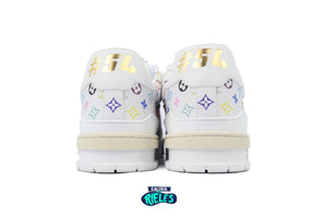 Louis Vuitton LV Trainer Takashi Murakami White