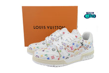 Cargar imagen en el visor de la galería, Louis Vuitton LV Trainer Takashi Murakami White
