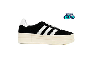 adidas Gazelle Bold Black White Gum