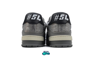 Louis Vuitton LV Trainer Black Grey Crystal