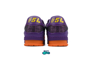 Louis Vuitton LV Trainer Purple Orange Swarovksi Crystals