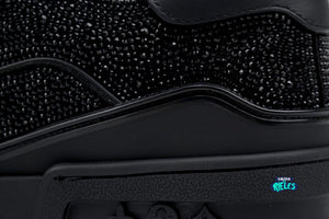 Louis Vuitton Trainer Triple Black Crystal
