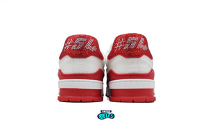 Louis Vuitton Trainer #54 Signature Red White Crystal