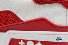 Cargar imagen en el visor de la galería, Louis Vuitton Trainer #54 Signature Red White Crystal
