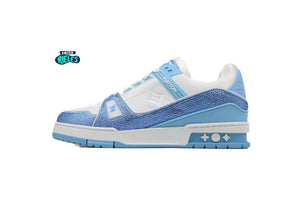 Louis Vuitton Trainer Light Blue Crystal