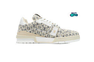 Louis Vuitton Trainer Beige Stripe Monogram