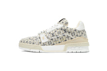 Cargar imagen en el visor de la galería, Louis Vuitton Trainer Beige Stripe Monogram
