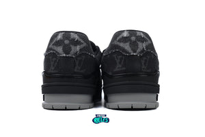 Louis Vuitton LV Trainer Black Monogram Denim