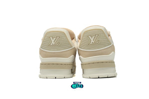 Louis Vuitton LV Trainer Beige White