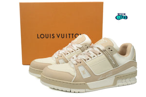 Louis Vuitton LV Trainer Beige White