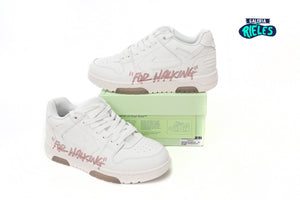 OFF-WHITE Out Of Office "For Walking" White Pink
