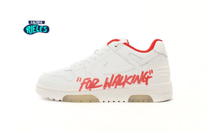 OFF-WHITE Out Of Office "For Walking" White Red