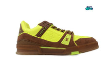 Cargar imagen en el visor de la galería, Louis Vuitton LV Trainer Yellow Brown
