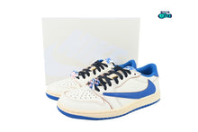 Cargar imagen en el visor de la galería, Jordan 1 Retro Low OG SP Fragment x Travis Scott Sail Military Blue

