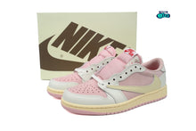 Cargar imagen en el visor de la galería, Jordan 1 Retro Low OG SP Travis Scott Sail Shy Pink
