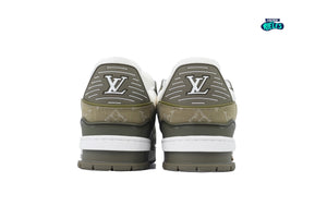 Louis Vuitton Trainer Denim Monogram Olive