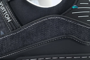 Louis Vuitton Trainer Black Monogram Denim