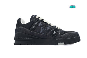 Louis Vuitton Trainer Black Monogram Denim