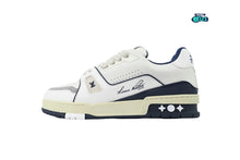 Cargar imagen en el visor de la galería, Louis Vuitton Trainer White Blue
