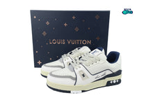 Cargar imagen en el visor de la galería, Louis Vuitton Trainer White Blue
