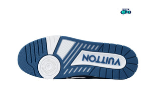 Louis Vuitton Trainer Monogram Denim White Blue