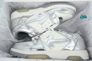 OFF-WHITE Out Of Office OOO Silver White
