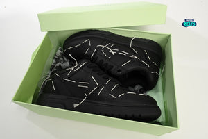 OFF-WHITE Out Of Office "000" Sartorial Stitching Black Black
