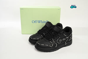 OFF-WHITE Out Of Office "000" Sartorial Stitching Black Black