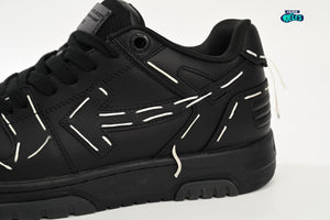 OFF-WHITE Out Of Office "000" Sartorial Stitching Black Black