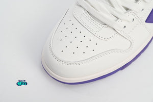 OFF-WHITE Out Of Office "000" Low Tops White Purple White