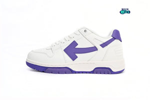 OFF-WHITE Out Of Office "000" Low Tops White Purple White