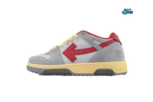 OFF-WHITE Out Of Office OOO Light Grey Red