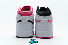 Cargar imagen en el visor de la galería, Jordan 1 Mid White Black Hyper Pink
