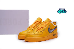Air Force 1 Off-White University Gold Metallic Silver