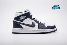 Cargar imagen en el visor de la galería, Jordan 1 Mid White Metallic Gold Obsidian
