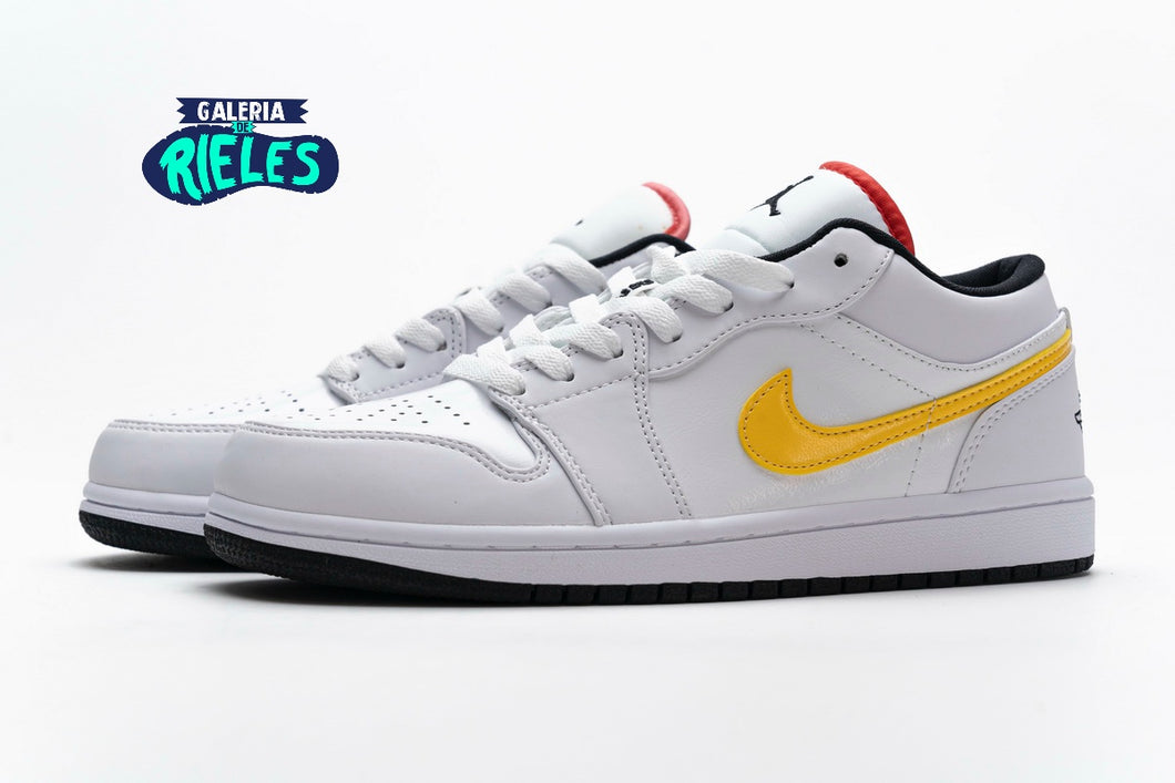 Jordan 1 Low White Multi-Color