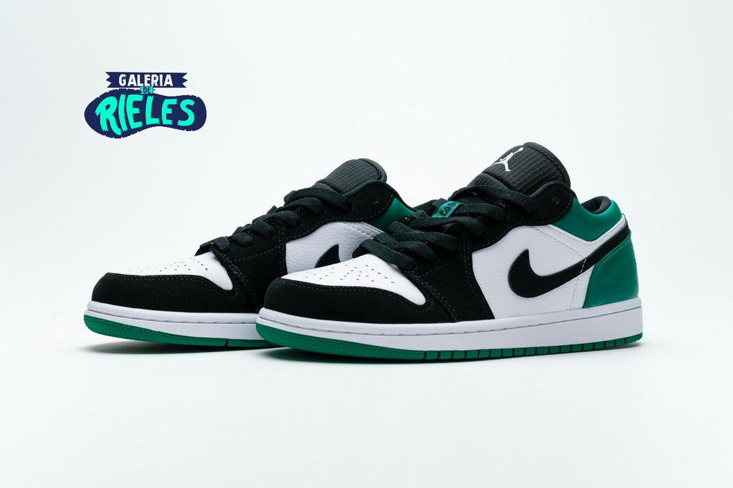 Jordan 1 Low White Black Mystic Green