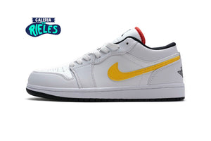 Jordan 1 Low White Multi-Color